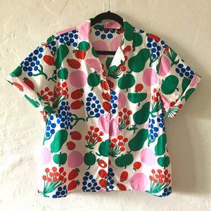 Uniqlo MARRIMEKO Short Sleeve Shirt- Size XL